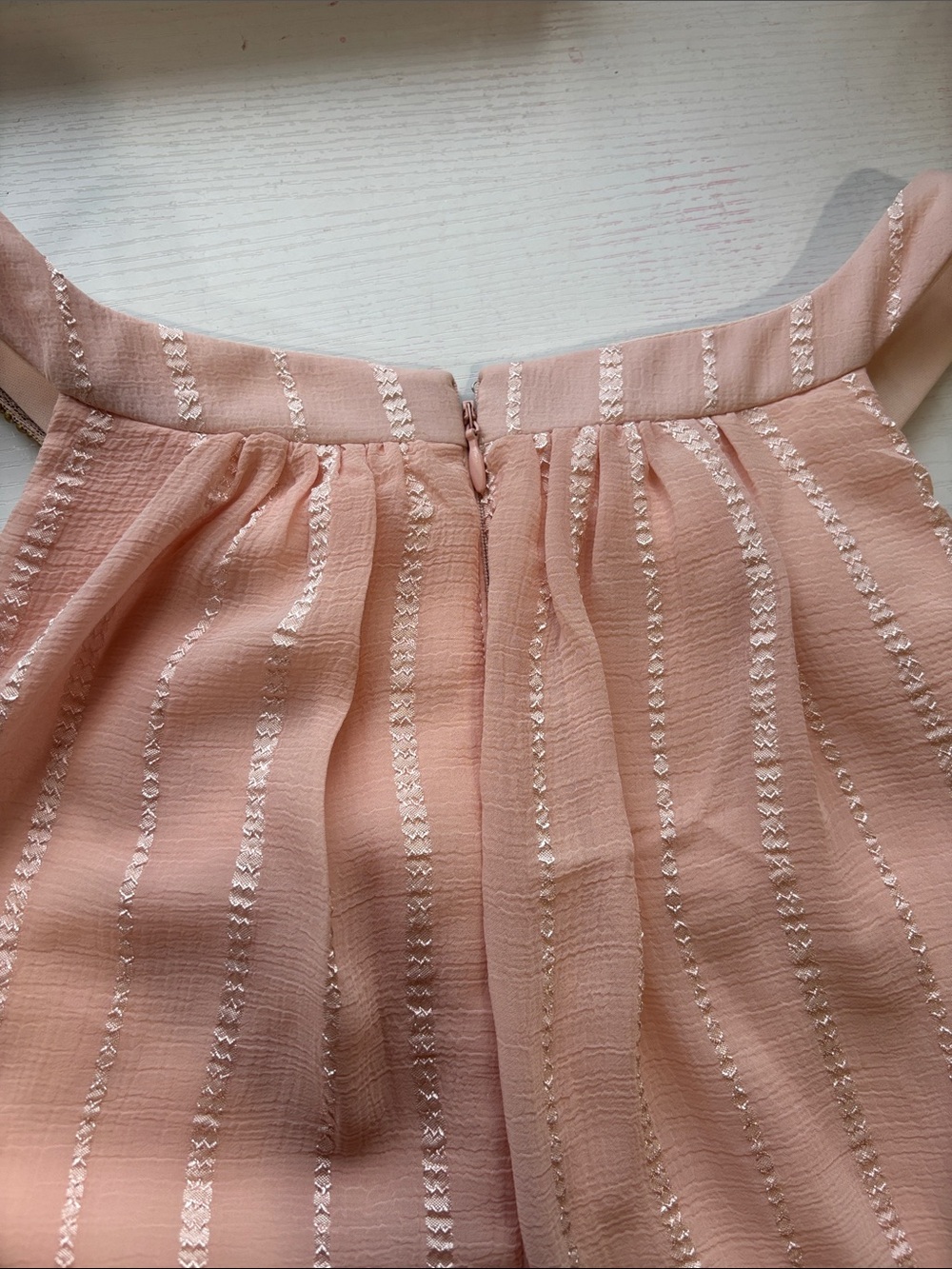 Melrose and Market Blush Pink Beaded Halter Maxi Dress - Picture 9 of 10